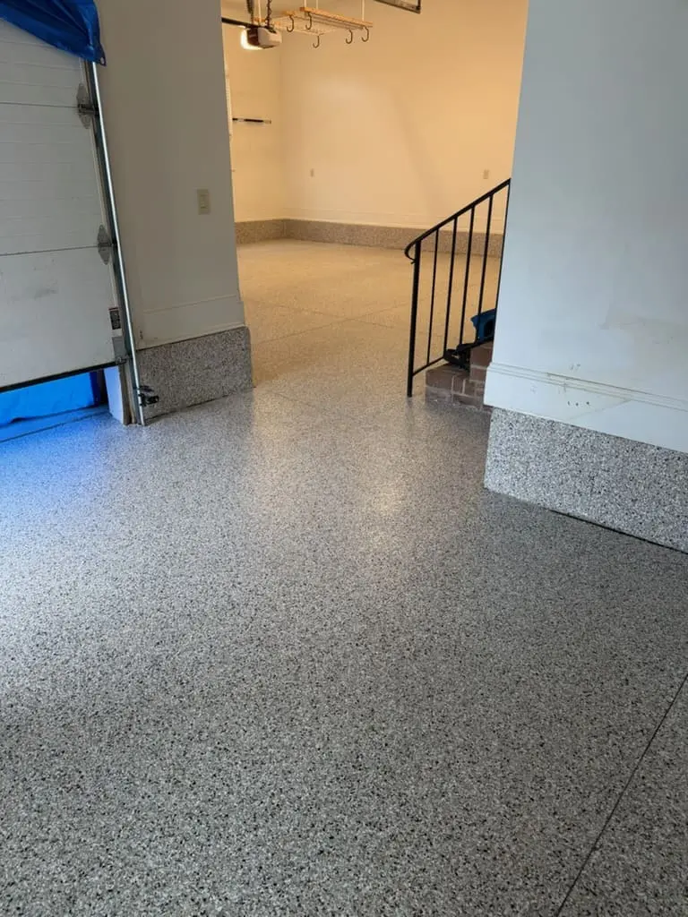 Finished basement concrete floor